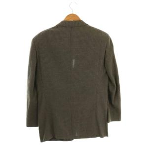 ARMANI COLLEZIONI 2Bテーラードジャケット ブレザー 46 茶 ブラウン /AT OS