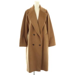 UBCB W テーラード ロングコート チェスターコート 38 キャメルブラウン /ES OS
