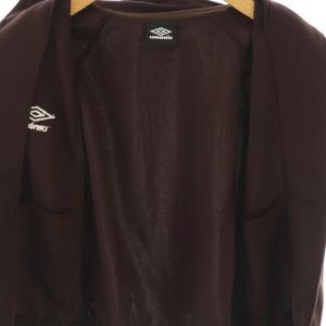 UMBRO パイピング ジャージー トラックジャケット ジップアップ F ブラウン /CX OS