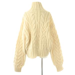 TODAYFUL ボリュームハンドニットジャケット カーディガン F アイボリー