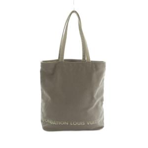 LOUIS VUITTON ファンダシオン トートバッグ キャンバス グレー /MI OS OH