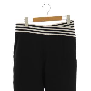 BORDERS at BALCONY TAPERED PANTS パンツ テーパード 36 ブラック /HK OS