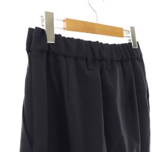 yori 24AW ギャババギーワイドパンツ 38 ネイビー
