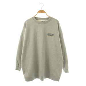 ロゴ スウェット トレーナー 裏起毛 XS グレー /AT OS