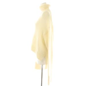 yori シロコン 23AW キッドモヘアハイネックニット セーター 38 アイボリー /DO OS