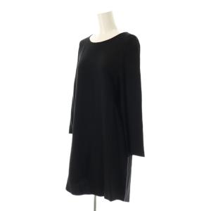 YOKO CHAN YOKOCHAN チュニックワンピース 長袖 ミニ 38 紺 ネイビー /AT OS