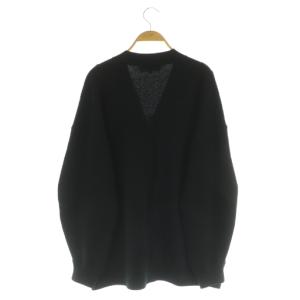 ENFOLD 22AW PEPLUM CARDIGAN カーディガン ニット 長袖 38 ブラック /MY OS