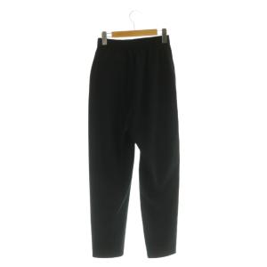 HYKE STRETCH TAPERED PANTS ストレッチテーパードパンツ ハイウエスト イージー 2 ブラック