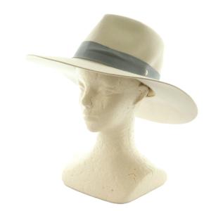 KESHA ウール フェドラハット 中折れ帽子 ウール ライトグレー /MI OS