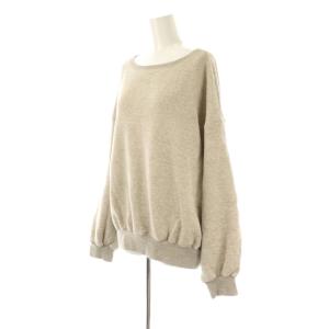 Framework 裏毛ドロップショルダープルオーバー トレーナー スウェット F グレー /DF OS