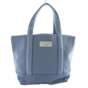 FEILER ラブラリーバイ LOVERARY BY ワッペントートバッグ S オールドテディ 水色 ライトブルー /SS