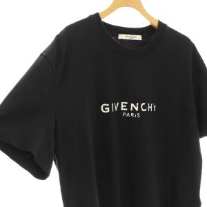 GIVENCHY ロゴ Tシャツ カットソー 半袖 M ブラック /HK OS