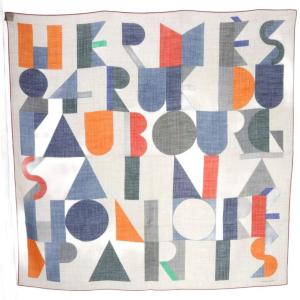 スカーフ カレ 100 ジュ ダドレス Jeu dAdresse