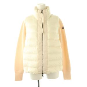 MAGLIONE TRICOT CARDIGAN ダウンジャケット S オフホワイト アイボリー