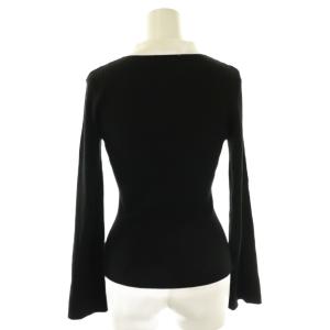 SNIDEL 24AW ポロカラーリブニットプルオーバー セーター 長袖 F 黒 ブラック /AT OS SH