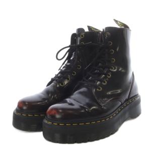 Dr.Martens JADON 8ホールブーツ ワークブーツ ショート プラットフォーム レザー UK8 チェリーレッド /YO11