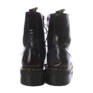 Dr.Martens JADON 8ホールブーツ ワークブーツ ショート プラットフォーム レザー UK8 チェリーレッド /YO11