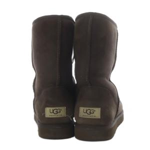 UGG australia クラシックショート CLASSIC SHORT ムートンブーツ ショート スエード US9 ダークブラウン