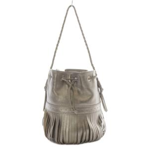 J&M DAVIDSON フリンジ カーニバル 2WAYバッグ ハンドバッグ ワンハンドル ショルダーバッグ 斜め掛け 巾着 レザー
