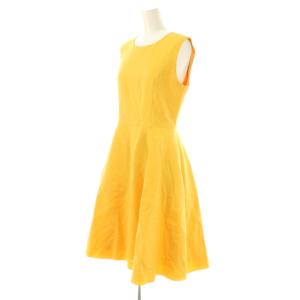 FOXEY Lily Flare ワンピース 40 イエロー 35557