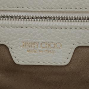 JIMMY CHOO トートバッグ スタースタッズ レザー ホワイト