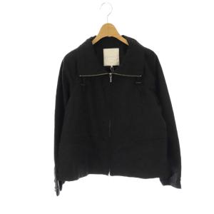 フラワーライトジャケット ジップアップ 0 ブラック /HK OS