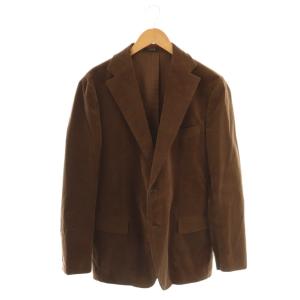 コーデュロイ2Bテーラードジャケット 42 ブラウン /ES OS