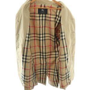 BURBERRY LONDON 裏地ノバチェックコットンステンカラーコート LL ベージュ /ES OS