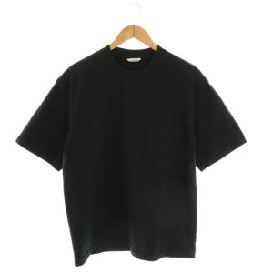 HEAVY WEIGHT POCKET TEETシャツ カットソー 半袖 4 ブラック A25ST01SU