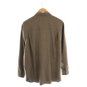AURALEE SUPER LIGHT WOOL SHIRT 4 グレー