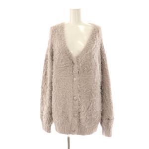 gelato pique 24AW ラビットモコカーディガン ニット ハーフパンツ ショート セットアップ F グレー /HK OS