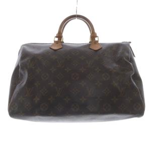 LOUIS VUITTON モノグラム スピーディ 35 ボストンバッッグ ブラウン M41523