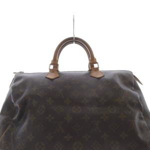 LOUIS VUITTON モノグラム スピーディ 35 ボストンバッッグ ブラウン M41523