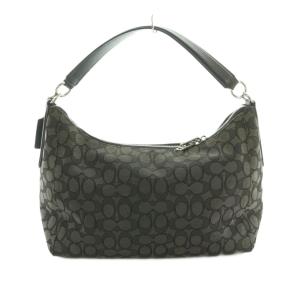 COACH シグネチャー ワンショルダーバッグ ハンドバッグ 黒 ブラック F54936 /MI OS