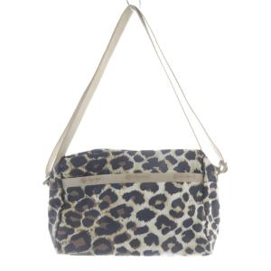 レスポートサック レオパード ショルダーバッグ 茶色 ブラウン 黒 ブラック /SR