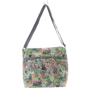 総柄 ココナッツ ショルダーバッグ 緑 グリーン /SR