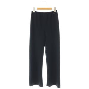 アパルトモン エラスティックパンツ ストレートパンツ 34 ネイビー /ES OS