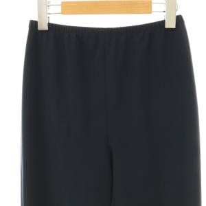 AP STUDIO アパルトモン エラスティックパンツ ストレートパンツ 34 ネイビー /ES OS