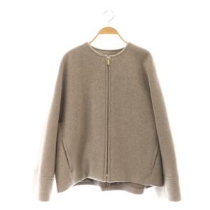 24AW MTRショートケープブルゾン 38 グレージュ