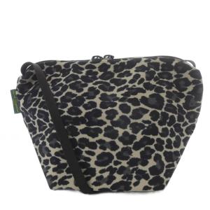 2885F レオパード ナイロン舟型ショルダーバッグS