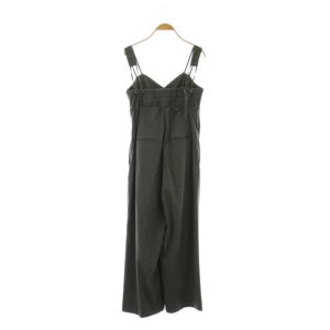 Ameri VINTAGE MEDI CORD SUSPENDER WIDE PANTS サスペンダーワイドパンツ サロペット ストライプ