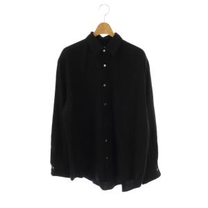 24SS ORGANIC WOOL VIYELLA COMFORT FIT SHIRT シャツ 1 ブラック