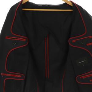 1PIU1UGUALE3 TRAVEL JKT KAJI NYLON テーラードジャケット ブラック