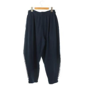 A・POC エイブル イッセイミヤケ AT41KF400 サイドフリンジパンツ 2 ネイビー