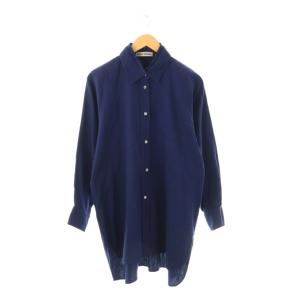 IM31FJ012 ロング長袖シャツ オーバーサイズ 2 ネイビーブルー /ES OS SH