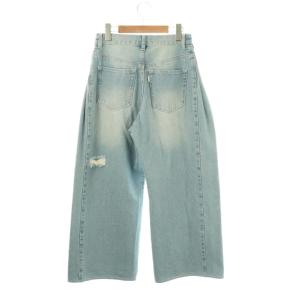 Grace Class 25SS ドロストウエストデニムパンツ ワイド 36 ライトブルー /HK OS SH