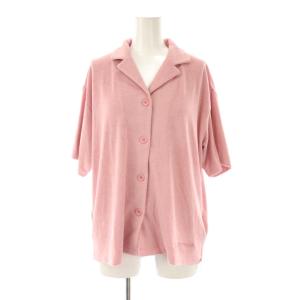 gelato pique 24SS サマーカラーパイルシャツ ショートパンツセット パジャマ ナイトウェア F ピンク /DF OS