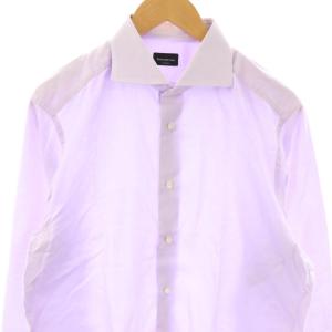 Ermenegildo Zegna 長袖シャツ スタンドカラー 紫 パープル /AT OS SH