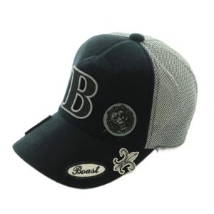 メッシュキャップ 帽子 黒 ブラック 白 ホワイト /MI OS SH ユニセックス