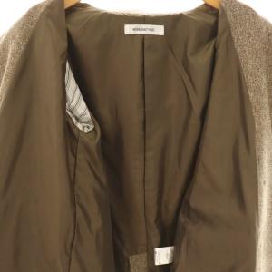 NATURAL BEAUTY BASIC ダブルブレストボクシージャケット テーラード M ブラウン /DF OS